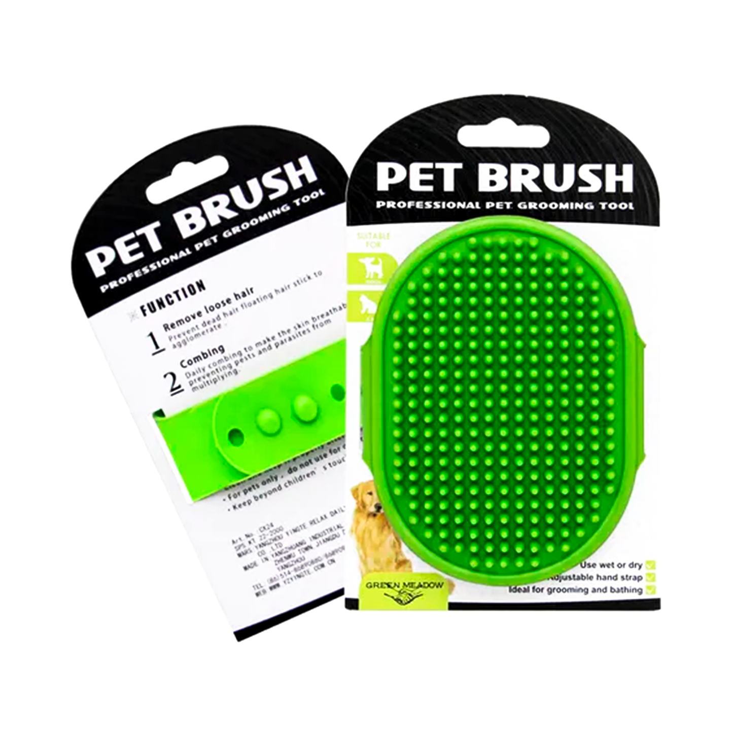 Cepillo de Baño y Masaje para Mascotas