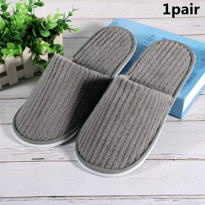 Pantuflas Desechables para Hotel Antideslizantes (3 o 1 Par)