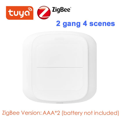 Interruptor de Escenas Inteligente WiFi/Zigbee Compatible Tuya