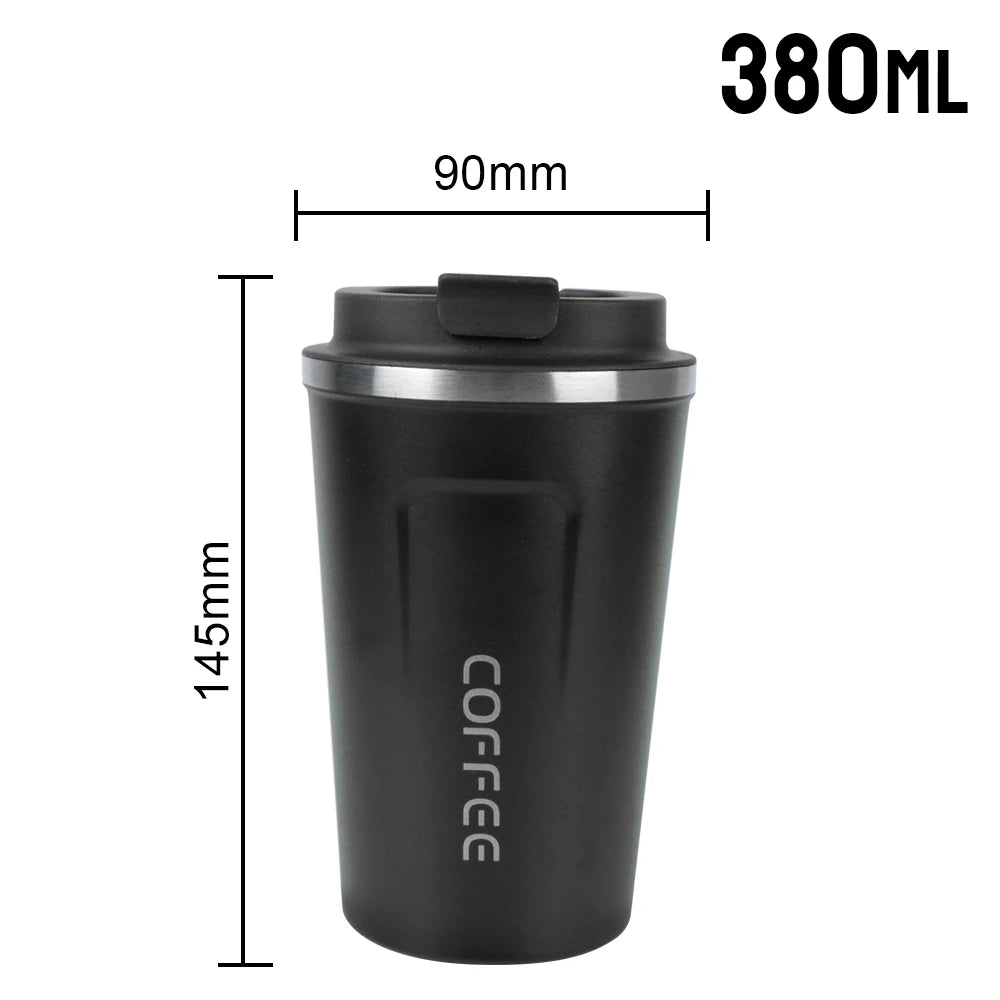 Taza Térmica de Acero Inoxidable 380/510ml Antifugas