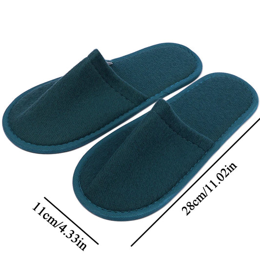 Pantuflas Desechables Unisex Punta Cerrada para Hotel