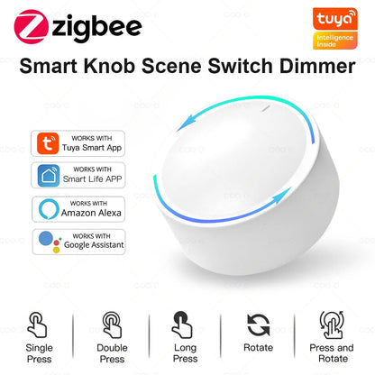 Perilla Inteligente Zigbee Compatible Tuya para Escenas