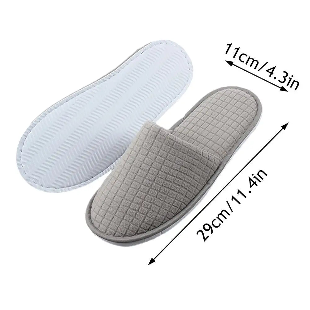 Pantuflas de Hotel Antideslizantes Felpa Invierno Unisex