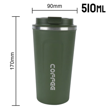 Taza Térmica de Acero Inoxidable 380/510ml Antifugas