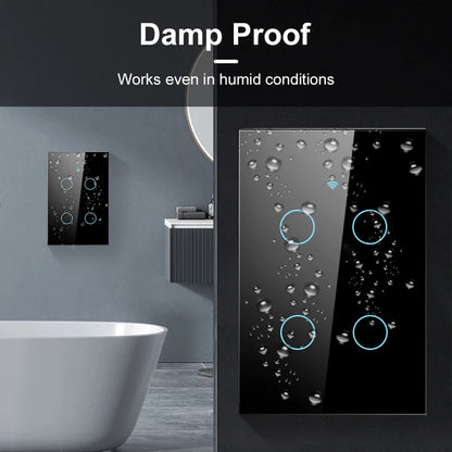 Interruptor Inteligente WiFi Táctil Compatible Alexa y Google Home