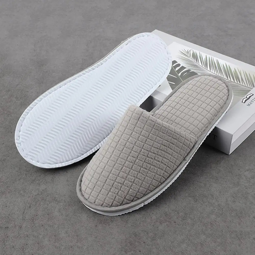 Pantuflas de Hotel Antideslizantes Felpa Invierno Unisex
