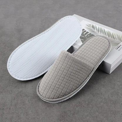 Pantuflas de Hotel Antideslizantes Felpa Invierno Unisex