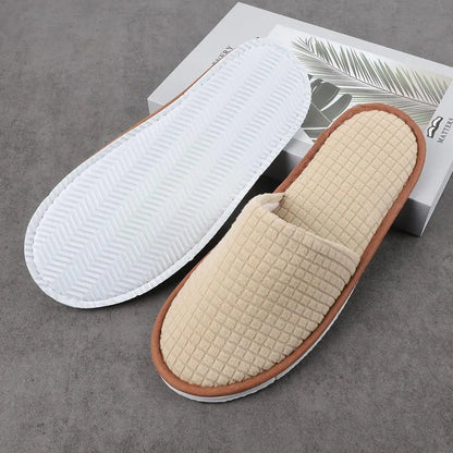 Pantuflas de Hotel Antideslizantes Felpa Invierno Unisex