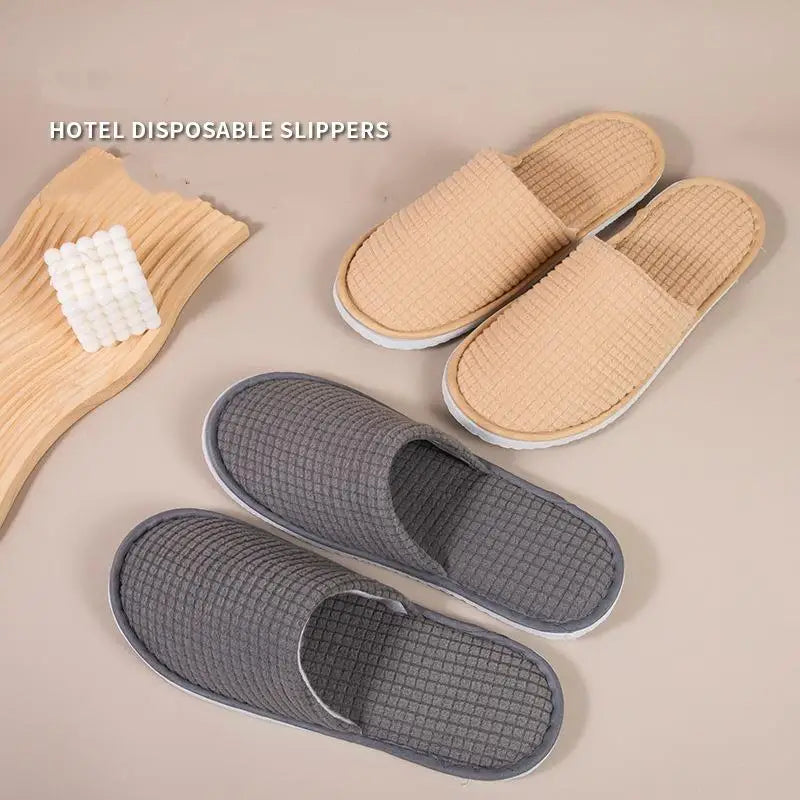 Pantuflas de Hotel Antideslizantes Felpa Invierno Unisex