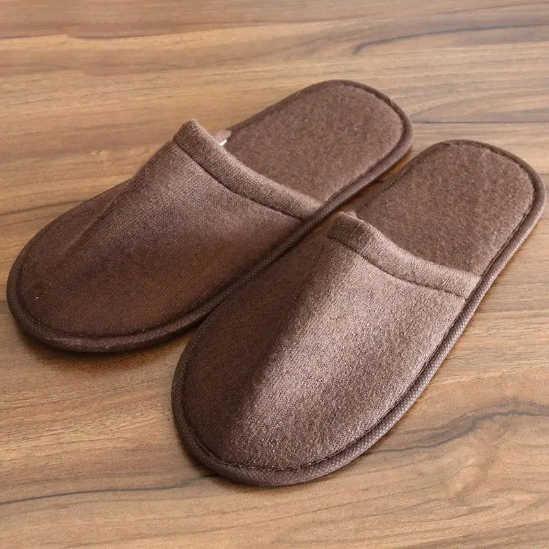 Pantuflas Desechables Unisex Punta Cerrada para Hotel