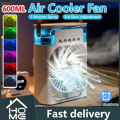 Mini Climatizador Evaporativo Portátil 3 Velocidades