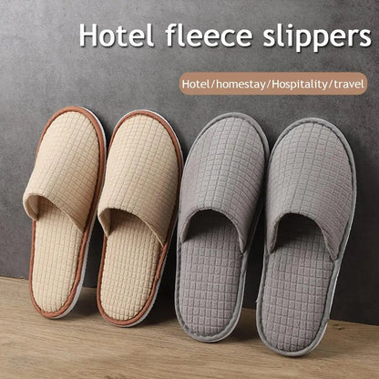 Pantuflas de Hotel Antideslizantes Felpa Invierno Unisex